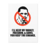 I'LL KEEP MY MONEY, FREEDOM, AND GUNS POST CARDS