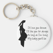 I'll love you forever key chain
