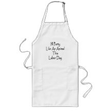 I'll Party Like An Animal This Labour Day Apron