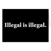 Illegal is illegal. greeting cards