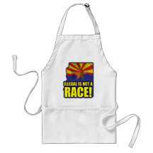 Illegal is not a Race Aprons