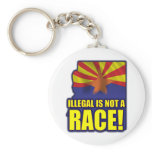 Illegal is not a Race Keychain
