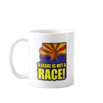 Illegal is not a Race Coffee Mug