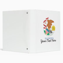 ILLINOIS 3 RING BINDER