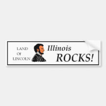 Illinois Rocks bumper sticker
