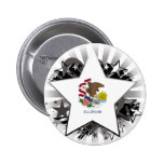 Illinois Star Button