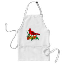 Illinois State Bird - Cardinal Aprons