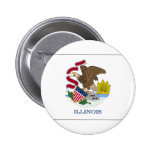 Illinois State Flag Buttons