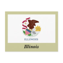 Illinois State Flag Post Cards