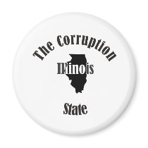 illinois the corruption state fridge magnets