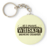 Illinois Whiskey Drinking Champion Keychain
