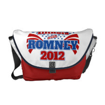 Illinois with Romney 2012 Messenger Bag