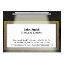 Illuminated Frame Business Card Templates