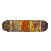 Illuminated Manuscript Board Custom Skateboard