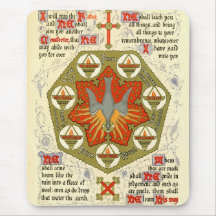 Illuminated Manuscript for Whitsuntide Mouse Pad