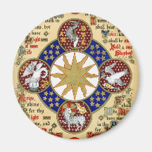 Illuminated Manuscript the Epiphany Magnet