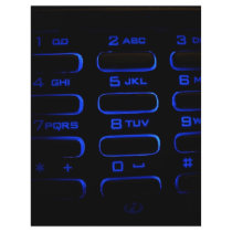 illuminated phone keyboard full color flyer
