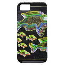 Illuminated Reflection : Fish in Flood Light iPhone 5 Cover