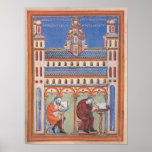 Illuminated Saint Page Print