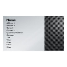 Illuminated Silver Grill With Regular Round Holes Business Card Template