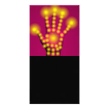 Illuminating Hi 5 Designed Book Mark Picture Card