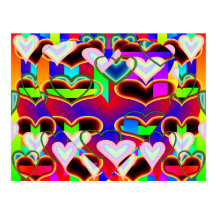 Illusion of the Hearts Postcards