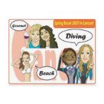 Illustations with your friends!! postcards
