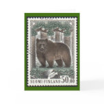 Illustrated Brown Bear Card