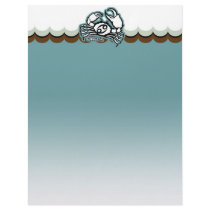 Illustrated Cancer  Zodiac Letterhead