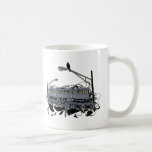 Illustrated El Train & Crows Coffee Mug