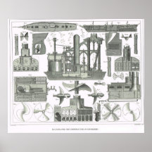 Illustrating the construction of steamships print