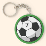 Illustration de ballon de football porte-clés