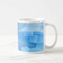 Illustration en verre cassée tasse à café