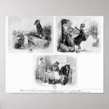 Illustration for 'The Wolf and the Lambb' Print