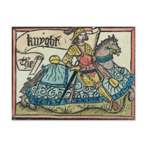 Illustration from 'The Canterbury Tales' Post Cards