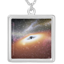 Illustration of a supermassive black hole jewelry