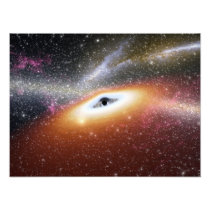 Illustration of a supermassive black hole photo