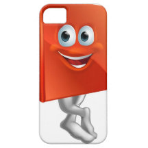 Illustration of red book character