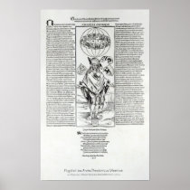 Illustration of Syphilis, 1496 Poster