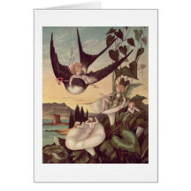 Illustration to 'Thumbkinetta', by Hans Christian Greeting Cards