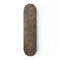 Illustrative Brown brick wall Skate Board