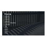 Illustrative Fence and shadow Business Card Templates