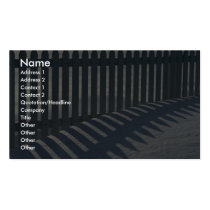 Illustrative Fence and shadow business cards