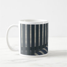 Illustrative Fence and shadow Coffee Mugs