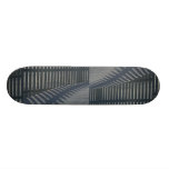 Illustrative Fence and shadow Custom Skate Board