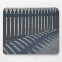 Illustrative Fence and shadow Mouse Pads