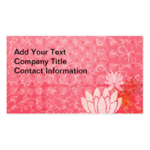 Illustrative Flowers Business Cards
