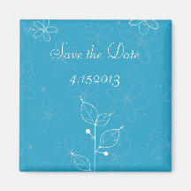 illustrative flowers magnets