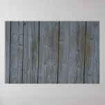 Illustrative Weathered planks Print