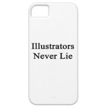 Illustrators Never Lie iPhone 5 Covers